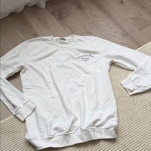 Dior White Men's Crewneck Sweater